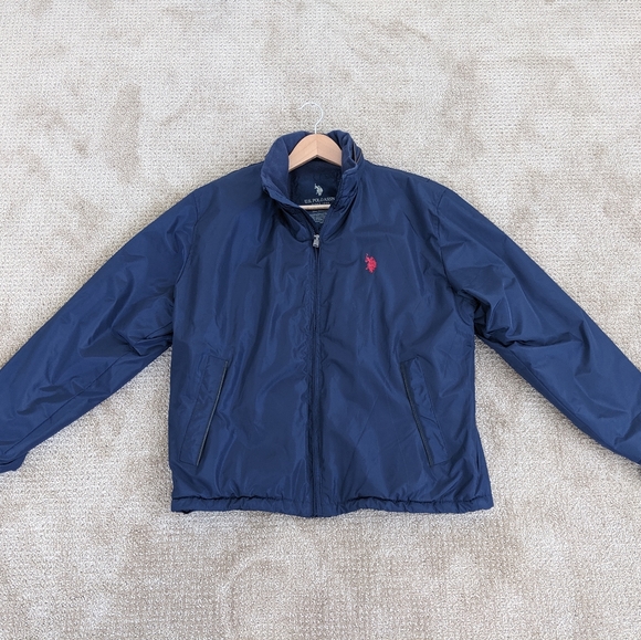 Other - U.S. Polo Assn. Jacket Hoodie Navy Blue Size M